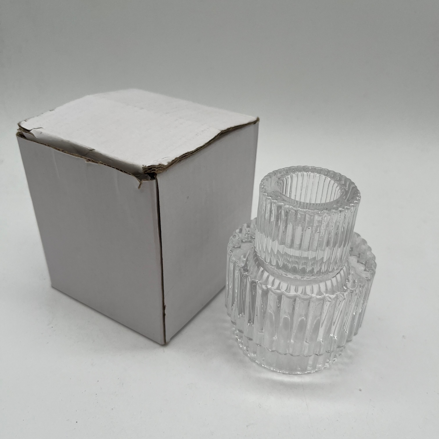 PORTA VELAS VIDRIO AMBAR 5245-A