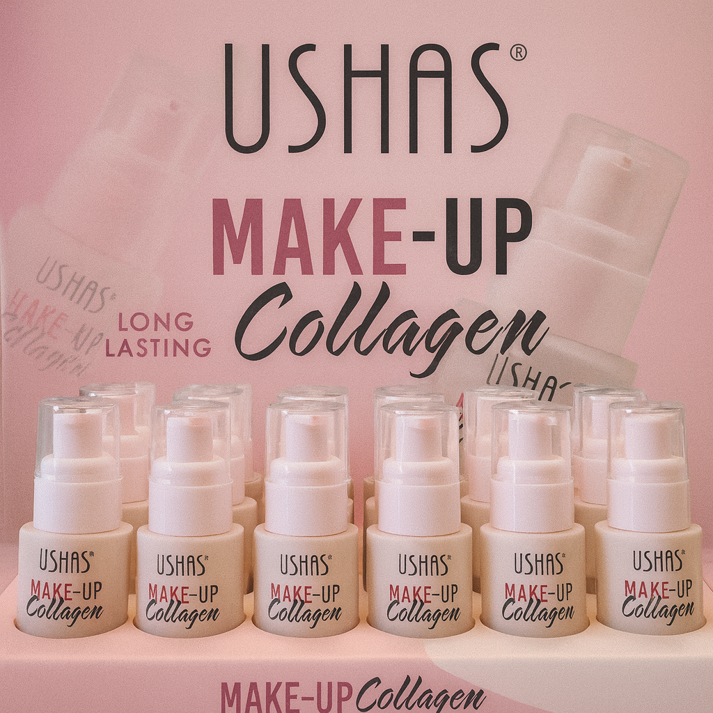 BASE LIQUIDA USHAS MAKEUP COLLAGEN FOUNDATION UC002B