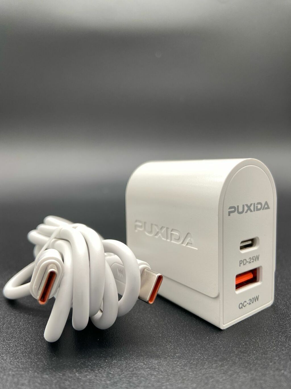 CARGADOR TYPE C TO TYPE C 25W PUXIDA DK-33