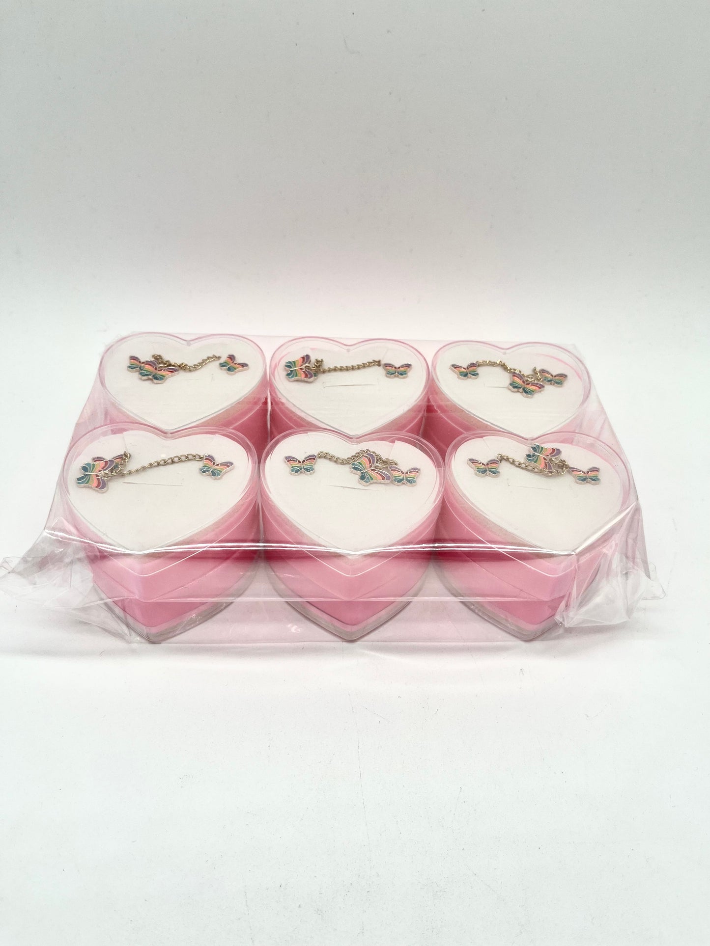 ARITOS Y COLLAR X12 CAJA CORAZON CHICO AF-12086