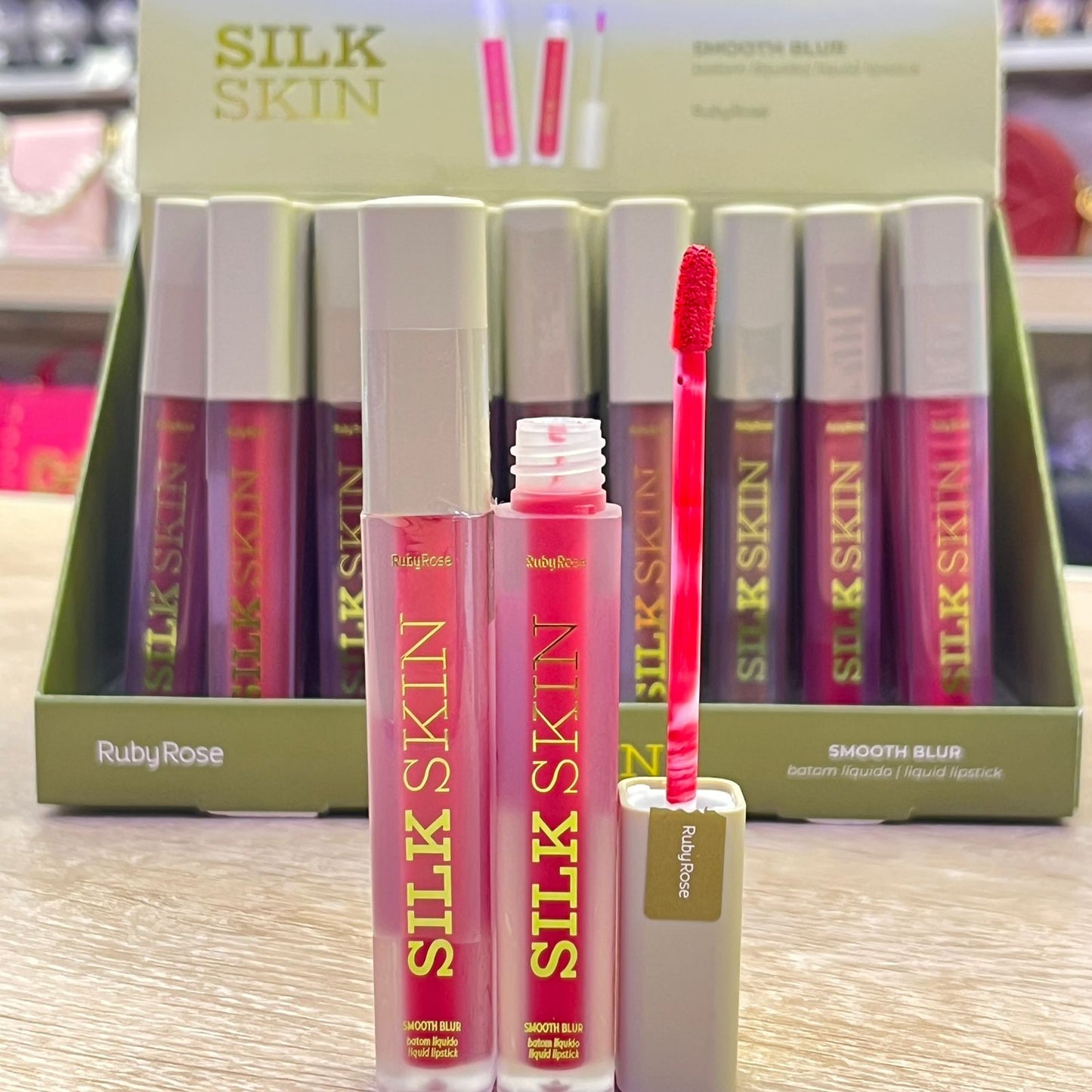LIQUID LIPSTICK SILK SKIN SOOTH BLUR RUBYROSE G2 HB-F7100