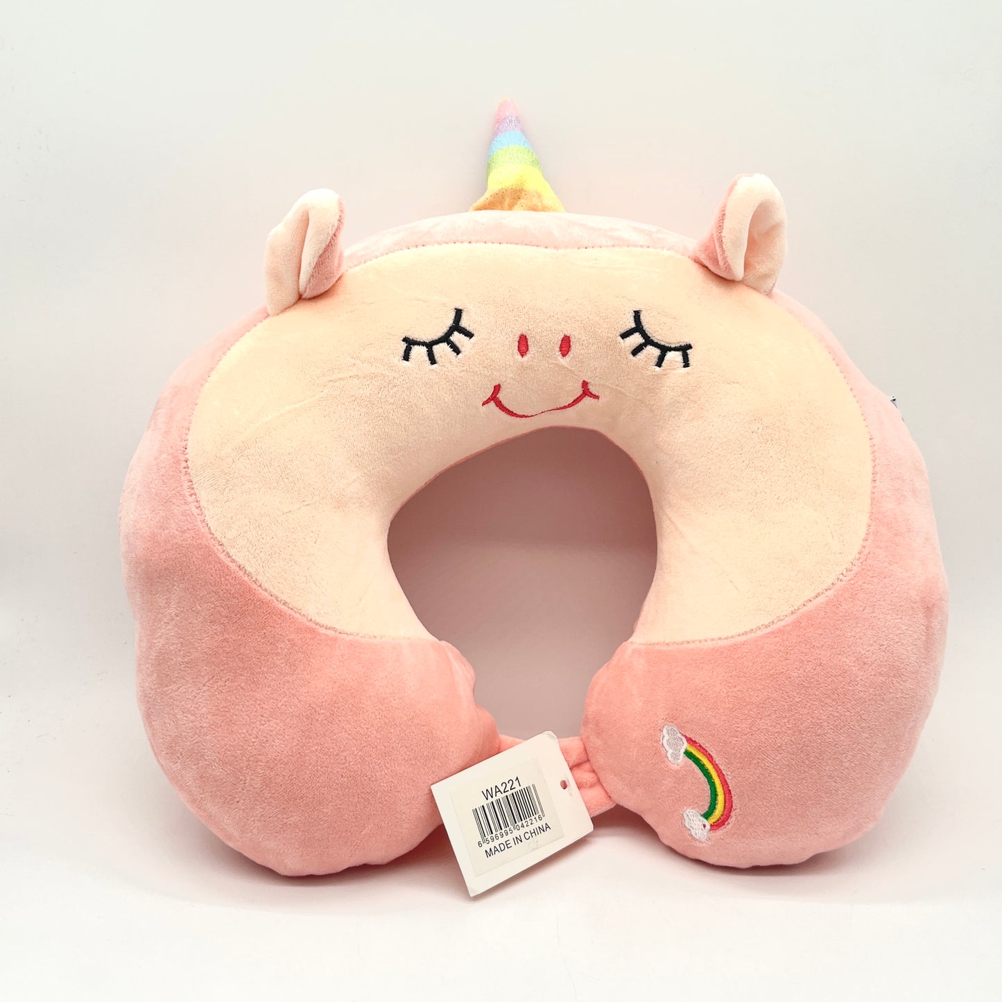 ALMOHADA DE VIAJE CON CUBRE ANIMADOS WA221