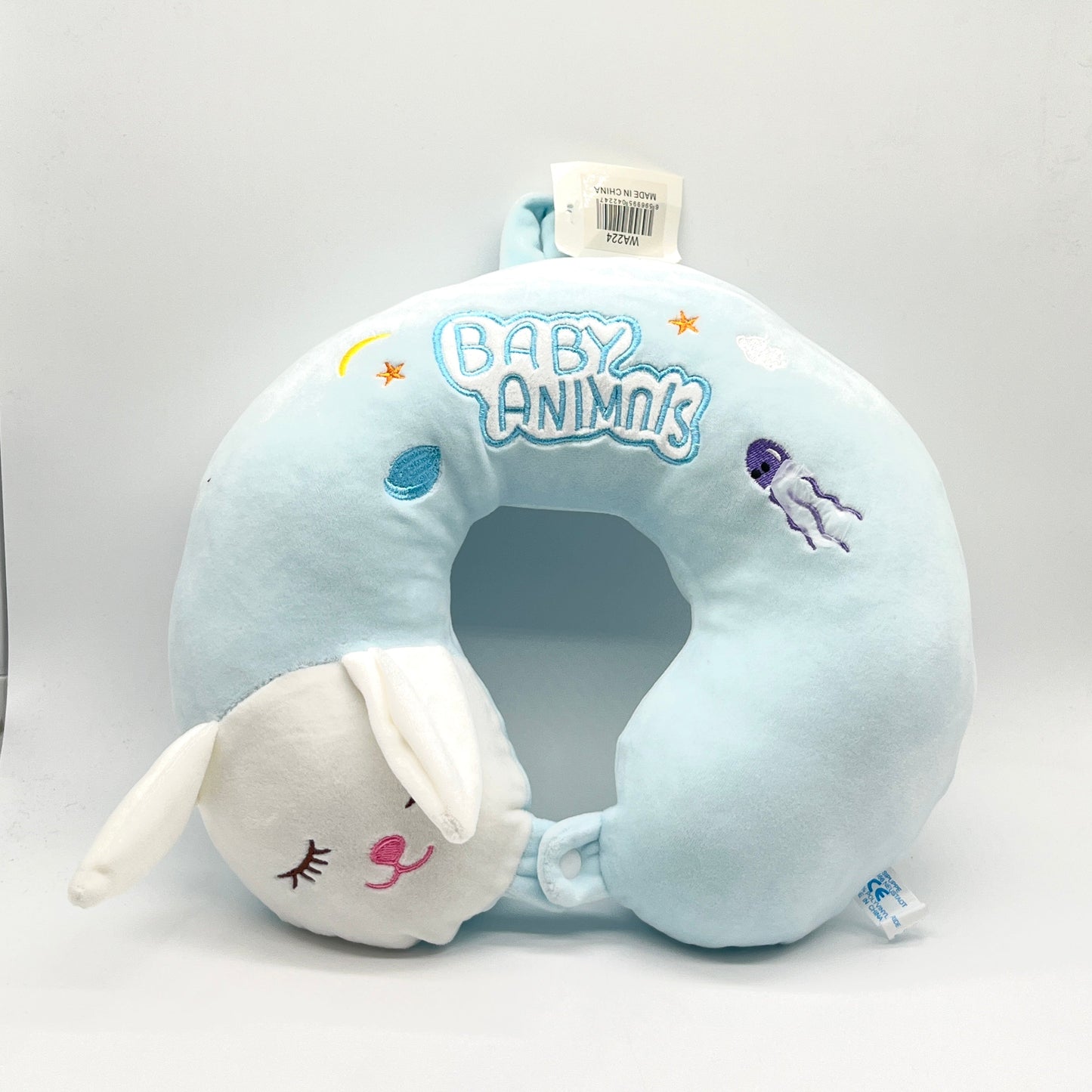 ALMOHADA DE VIAJE CON CUBRE ANIMADOS WA224