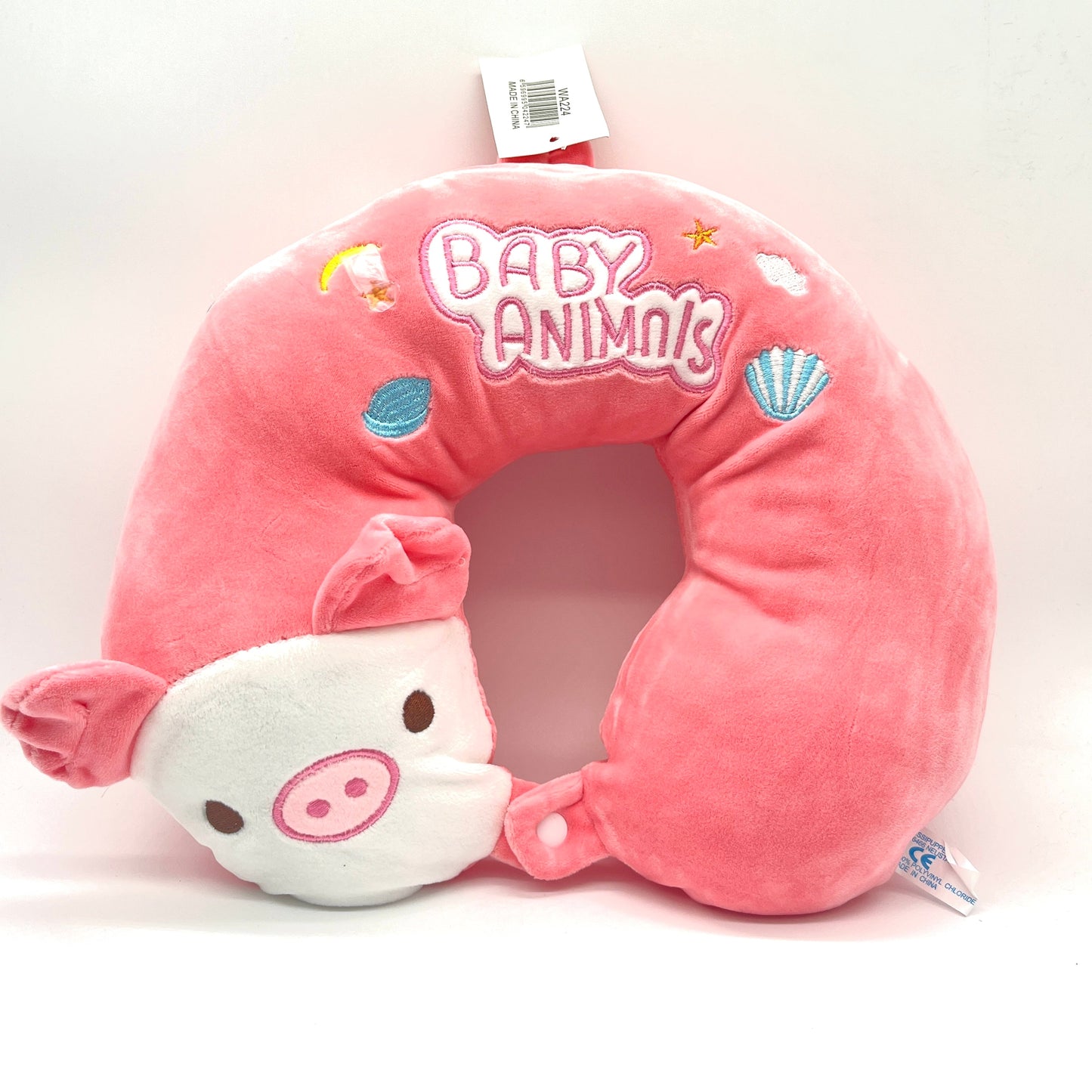 ALMOHADA DE VIAJE CON CUBRE ANIMADOS WA224