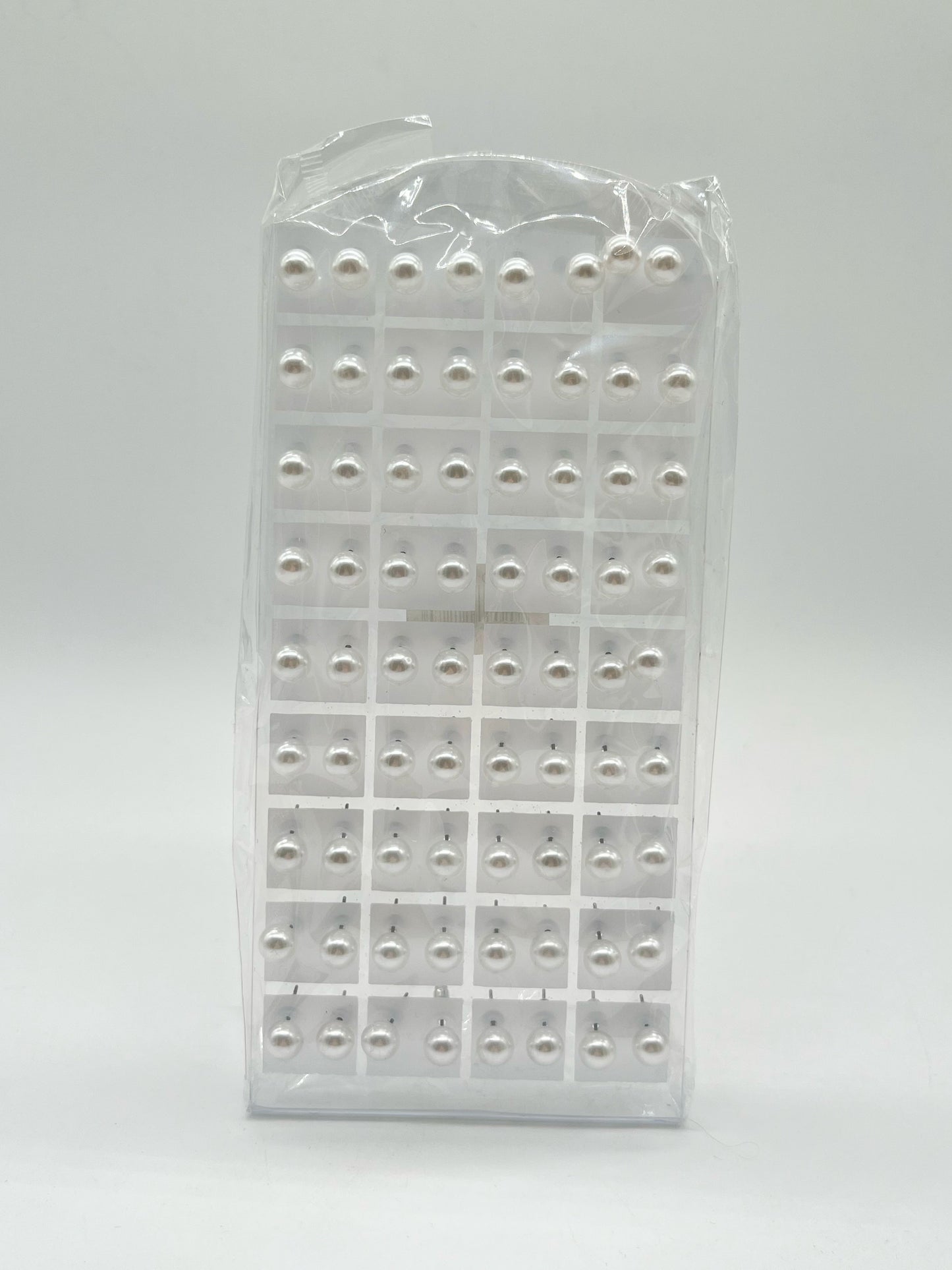 36 PARES DE ARITOS PERLA AF-12127