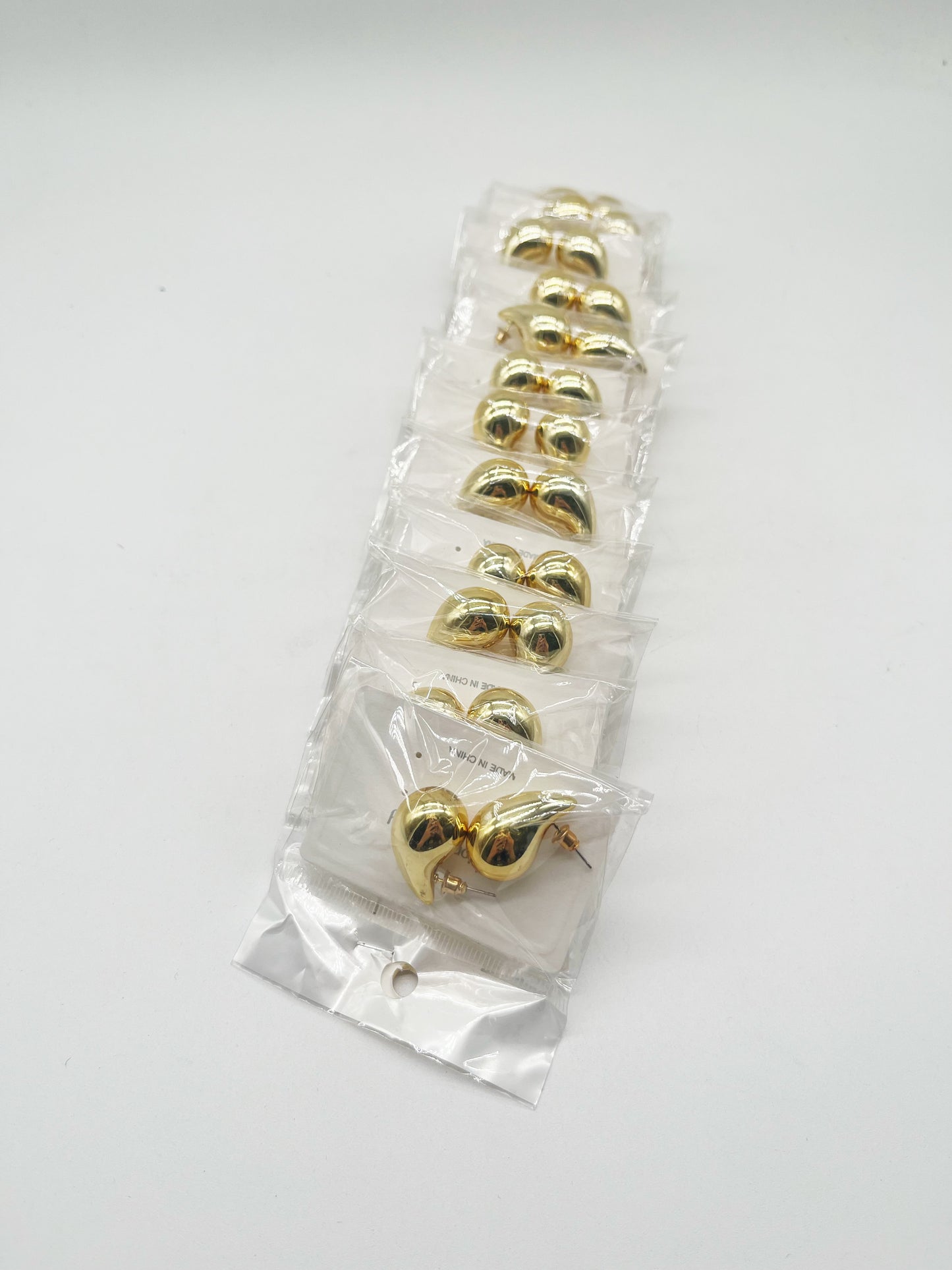 TIRA DE 12 ARITOS FASHION JEWELRY AF-12822 一包