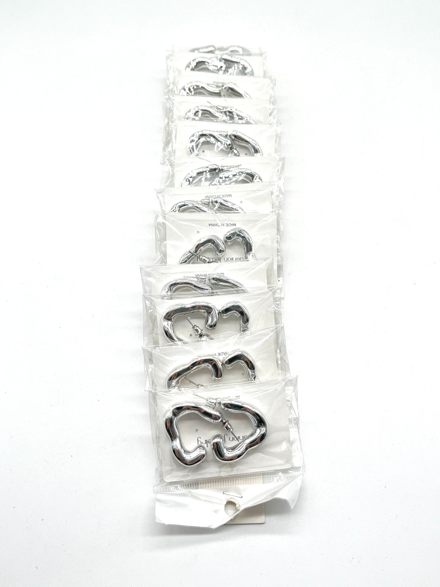TIRA DE 12 ARITOS FASHION JEWELRY AF-12823
