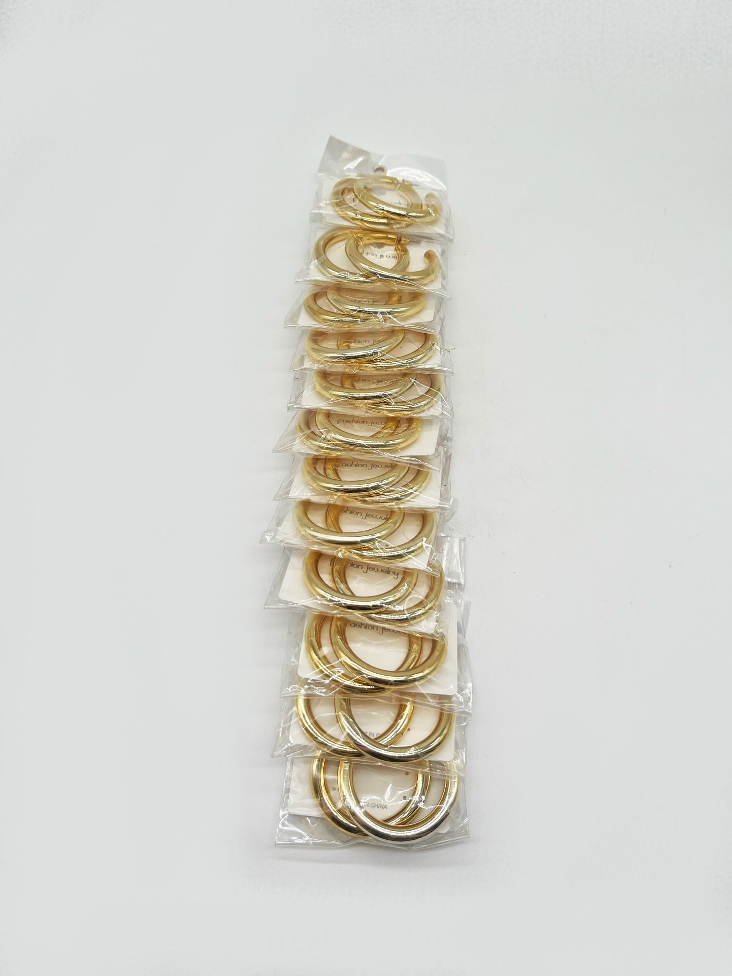 TIRA DE 12 ARITOS FASHION JEWELRY AF-12823 一包