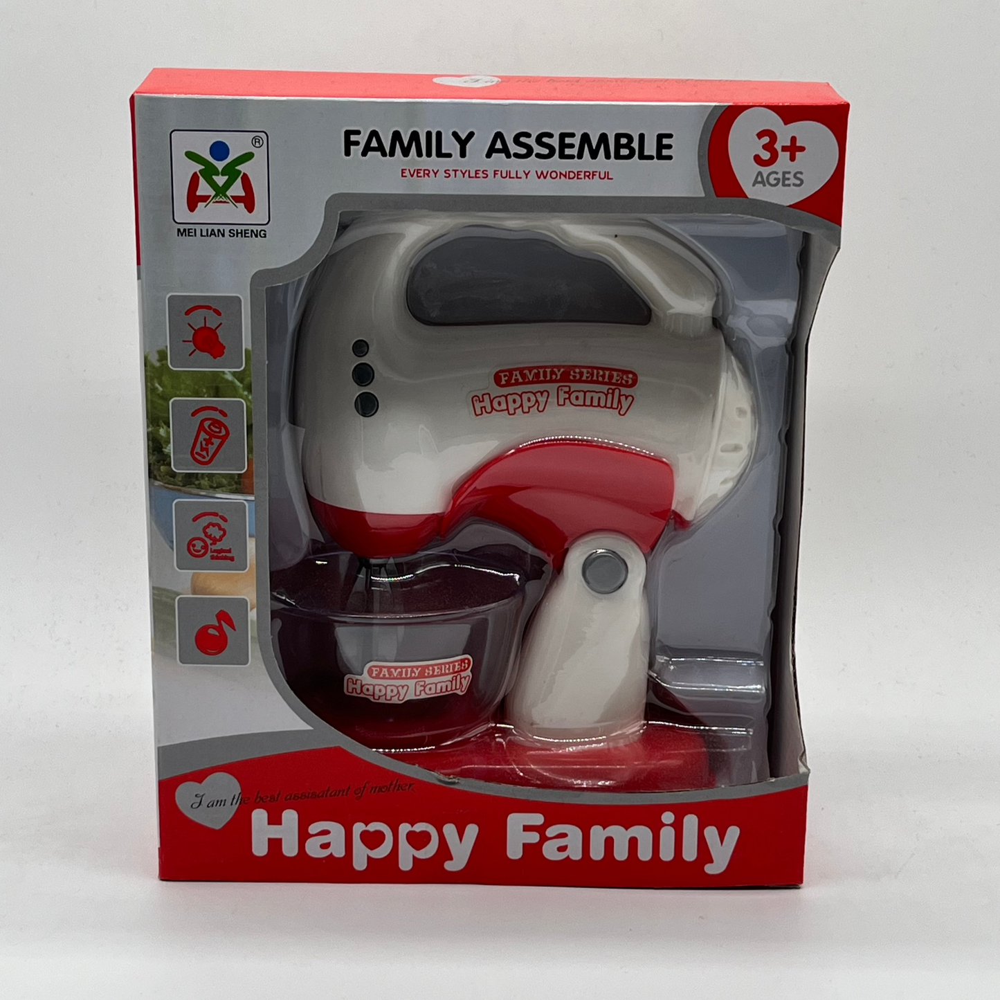 LICUADORA CON LUZ Y SONIDO HAPPY FAMILY 22214