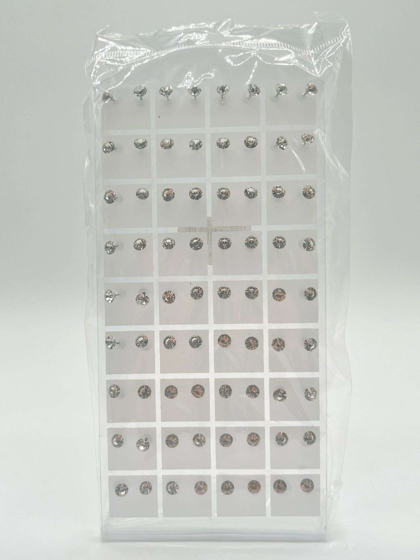 36 PARES DE ARITOS DIAMANTE AF-12131