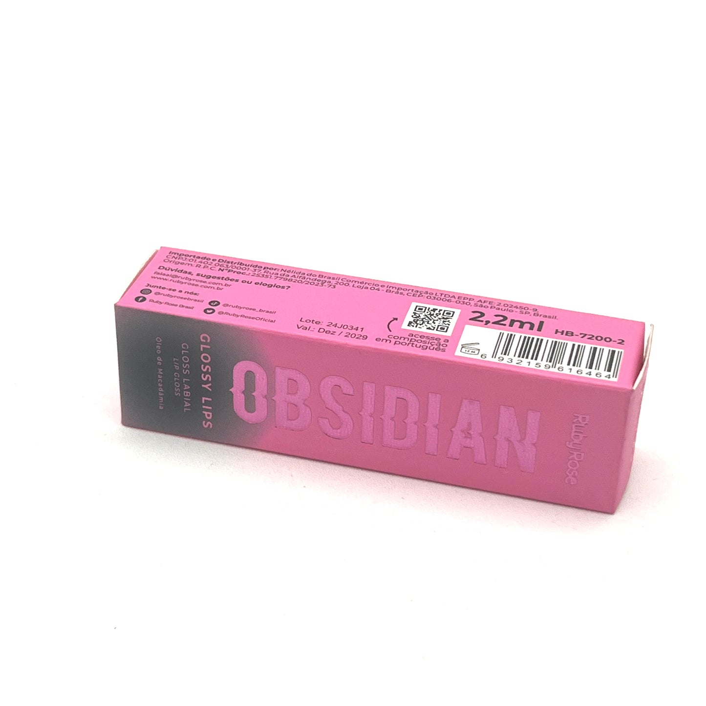 LIPGLOSS OBSIDIAN RUBYROSE HB-7200
