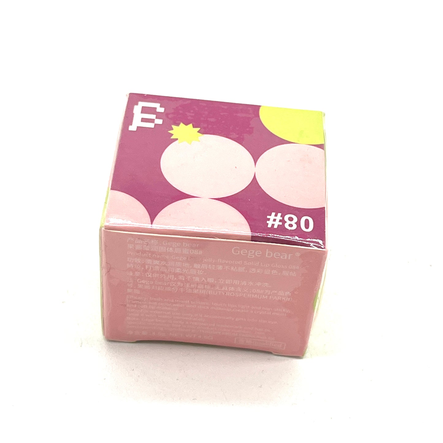 GEGE BEAR JELLY FLAVOVER SOLID LIP GLOSS GX1202