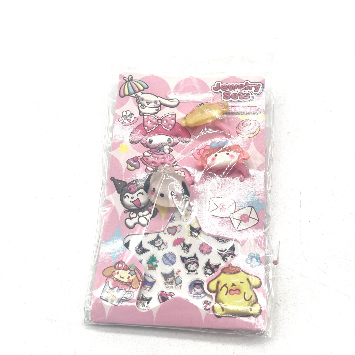 ANILLO X3 CON STICKER KUROMI KD22