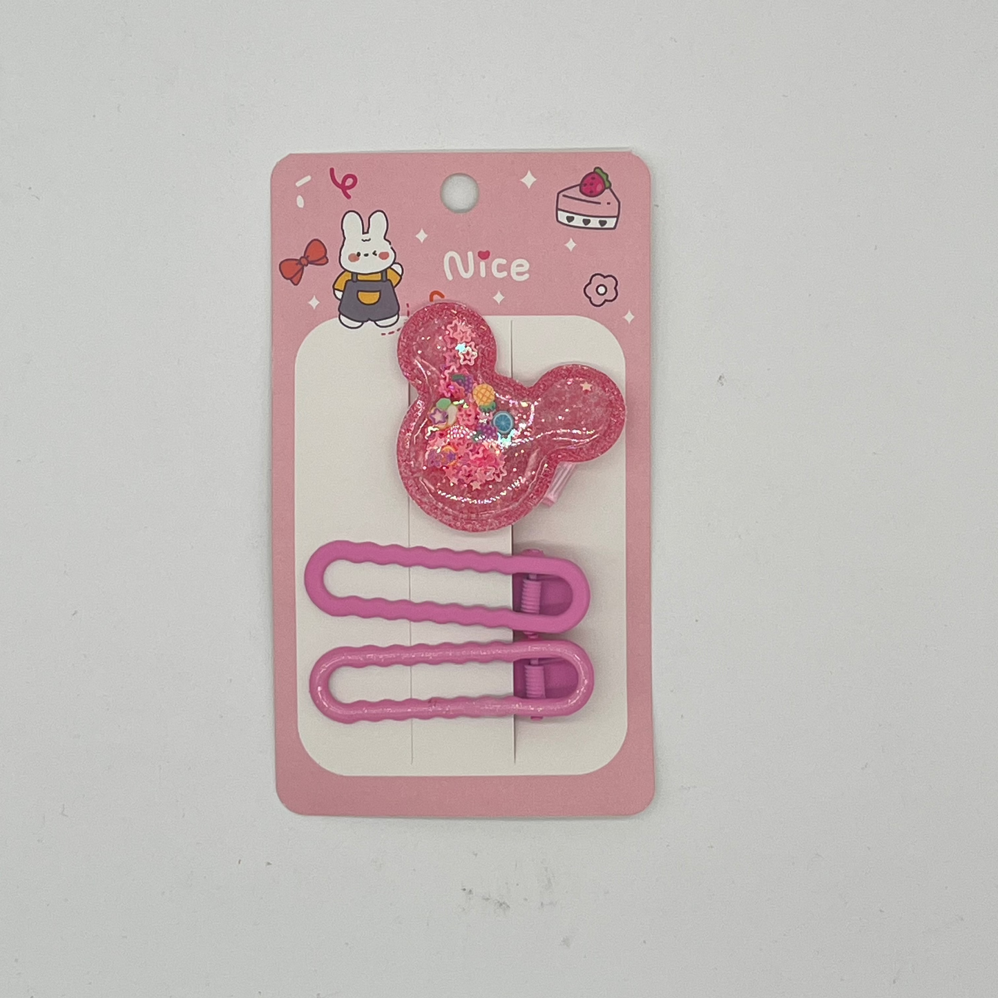 SET BROCHE ROSA TORTA CONEJO AF13301