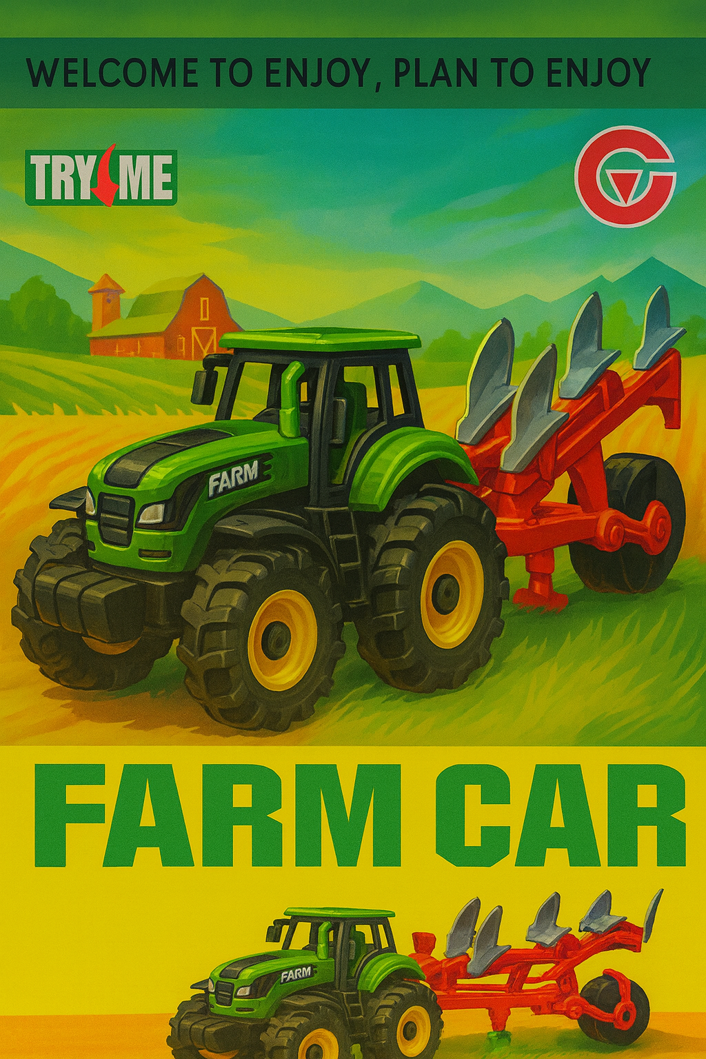 FARM CAR CITY TRUCK NO.9878-5C/6C/ 24112