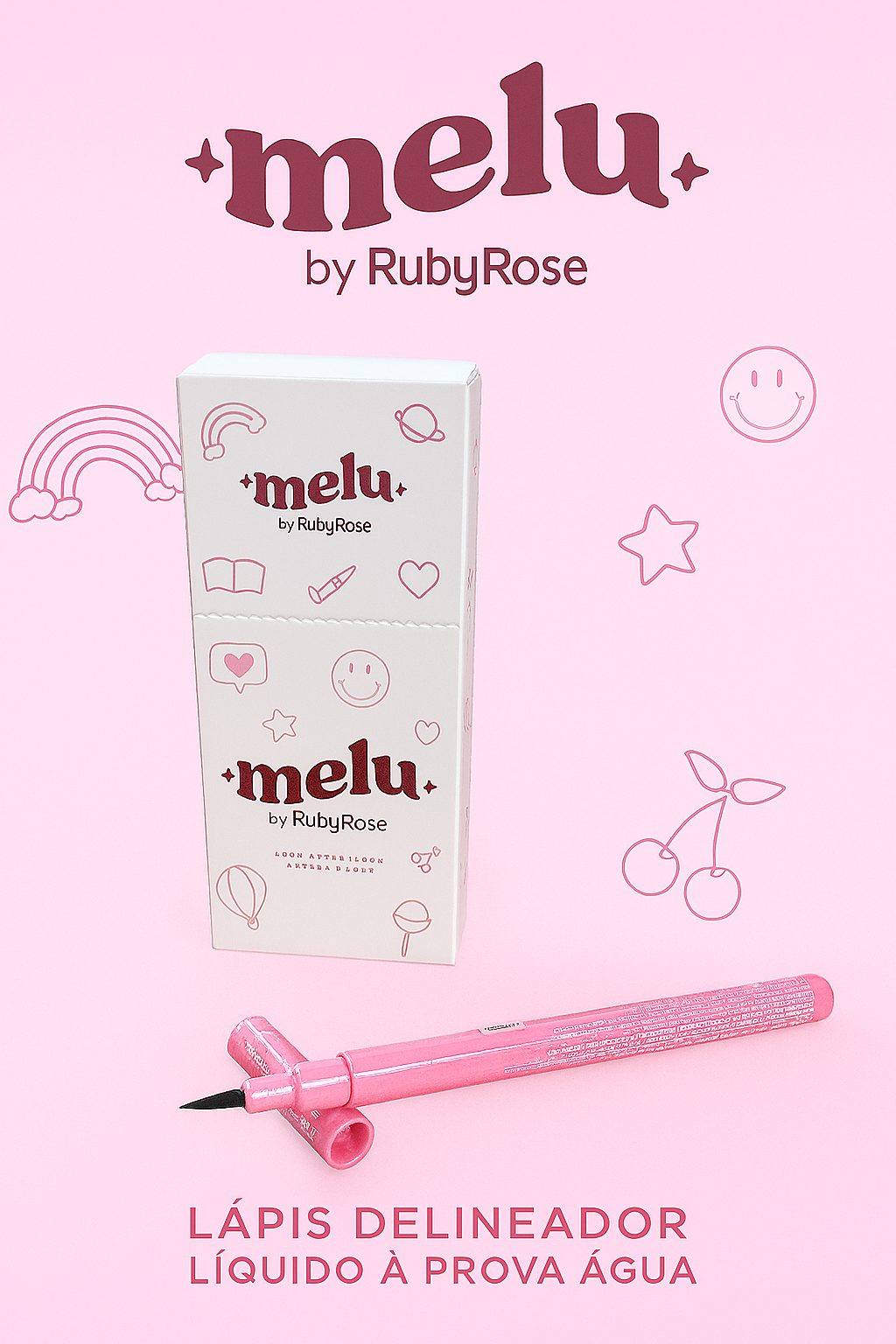 DELINEADOR LIQUIDO MELU RUBYROSE HB-094