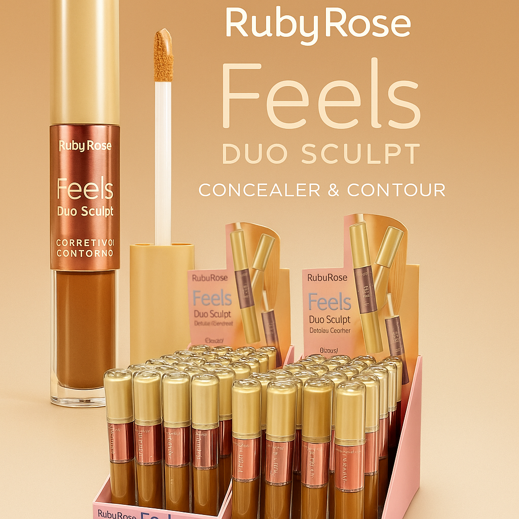 FEELS DUO SCULPT CONTORNO/CORRETIVO HB-8101