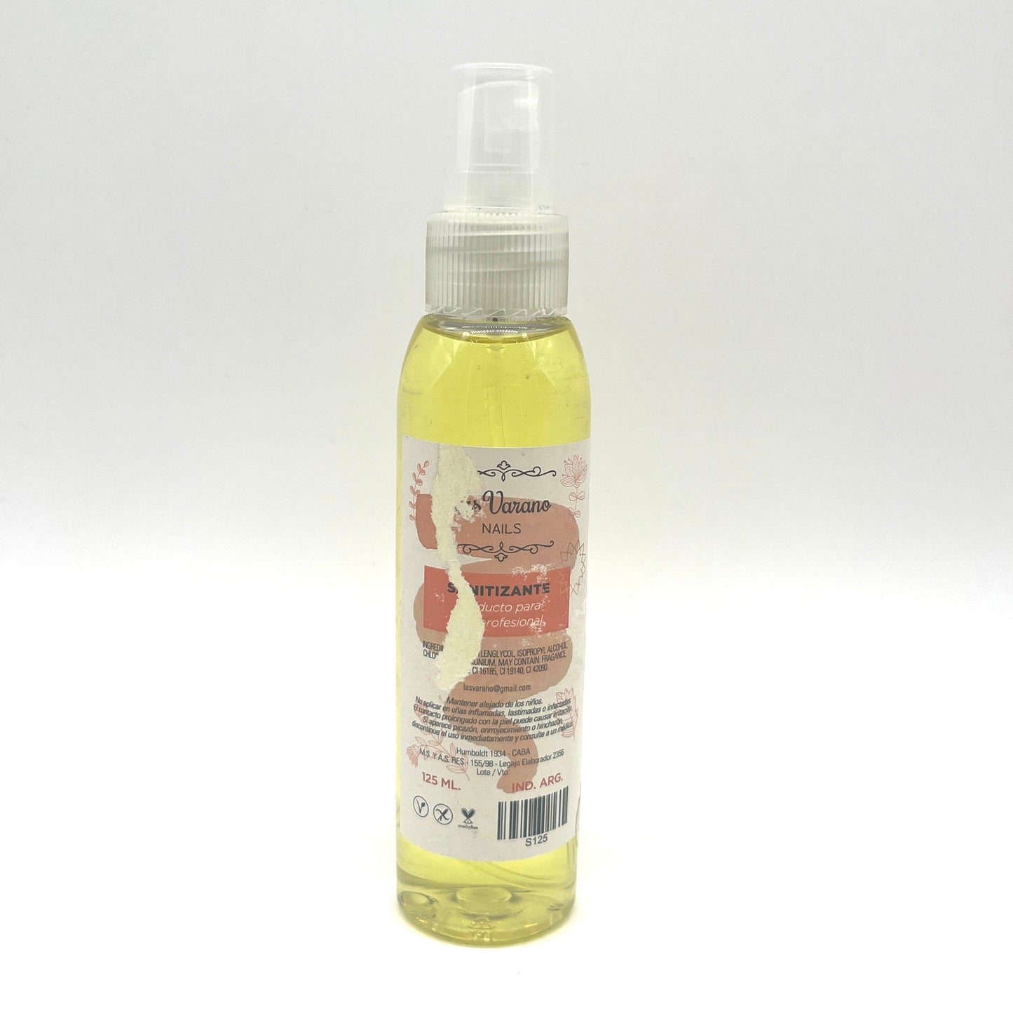 SANITIZANTE LAS VARANO 125ML S125