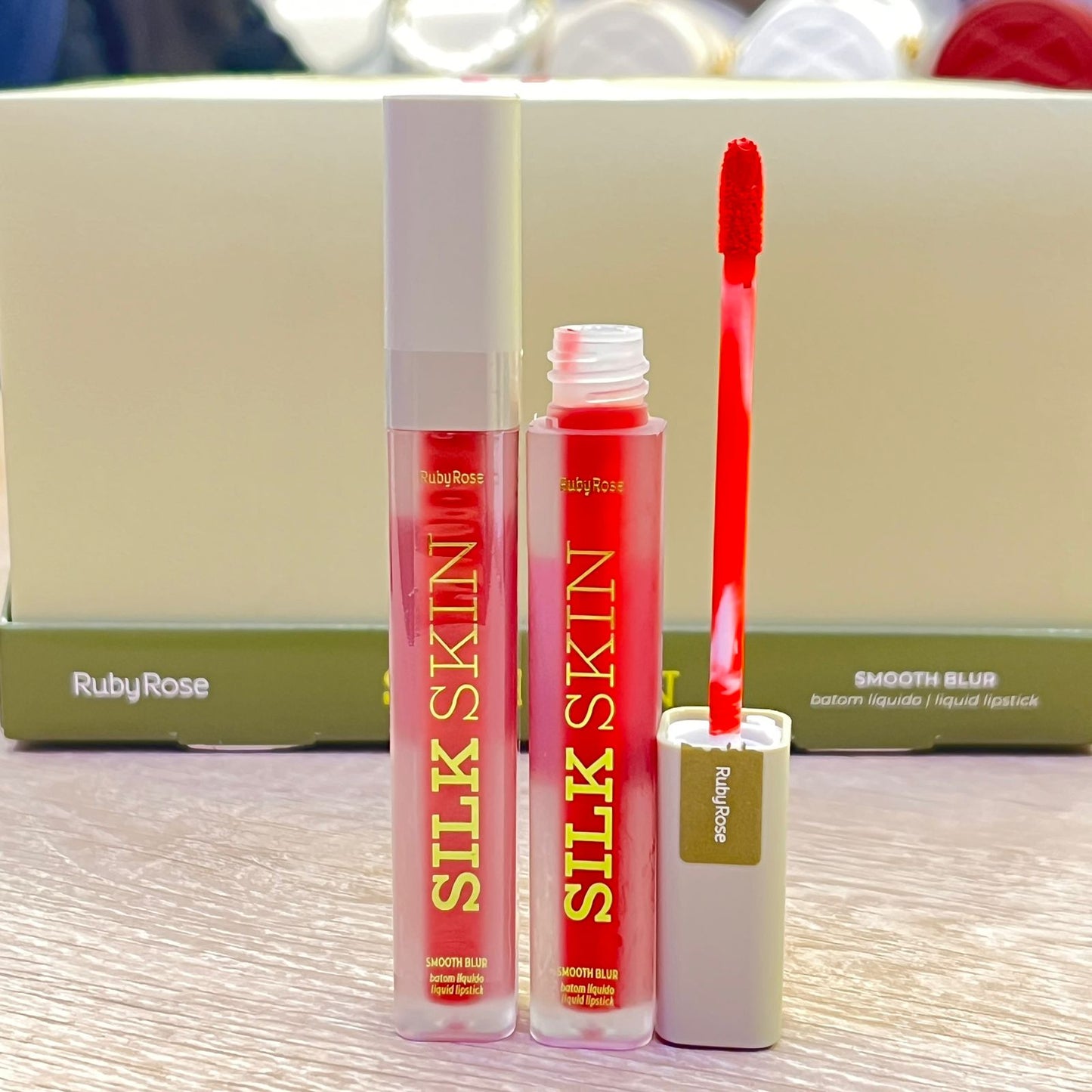 LIQUID LIPSTICK SILK SKIN SMOOTH BLUR RUBYROSE G1 HB-F7100