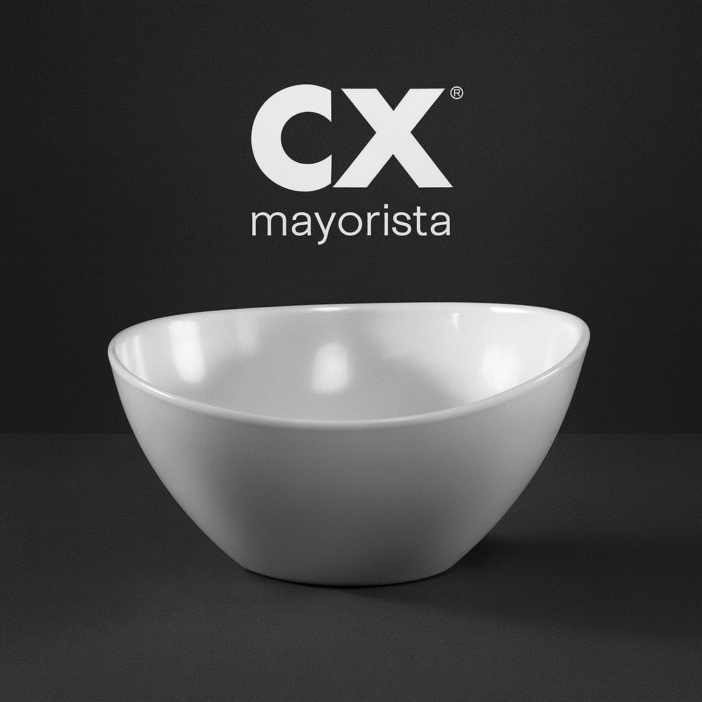 BOWL REDONDO BLANCO CON OLA 6“ 15 CM 100-11468