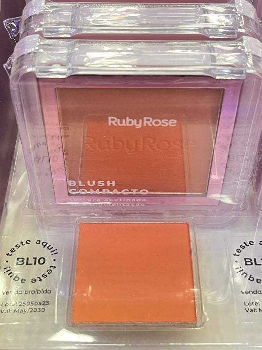 RUBY ROSE BLUSH COMPACTO TEXT/ACETI HB-861