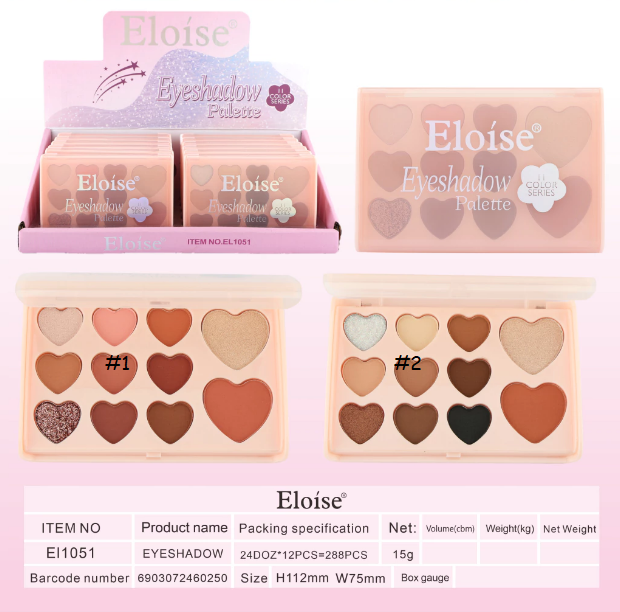 ELOISE EYESHADOW PALETTE 11COLOR SERIES EL1051