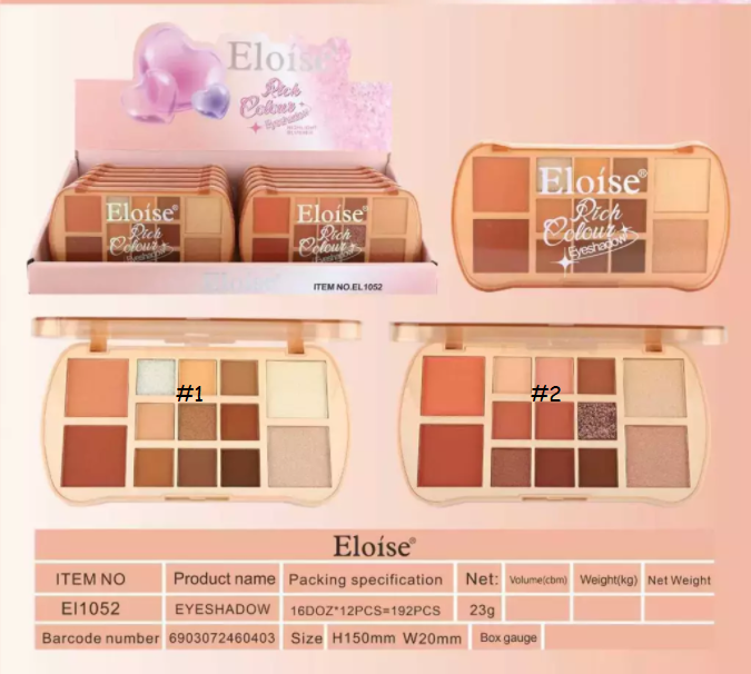 ELOISE EYESHADOW HIGHLIGHT BLUSHER EL1052