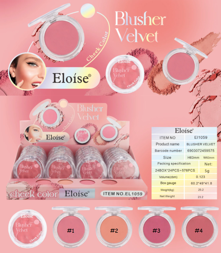 ELOISE BLUSHER VELVET EL1059
