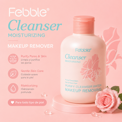 FEBBLE CLEANSER ROSE 290ML FEH013