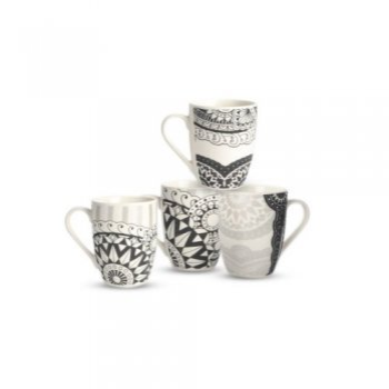 JARROS MANDALAS BCO/NGR/GRIS C5123