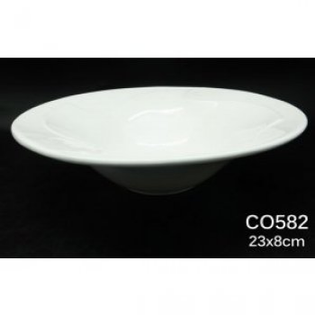 JNW-9" BOWL RED C/ONDAS 23X8 CO582