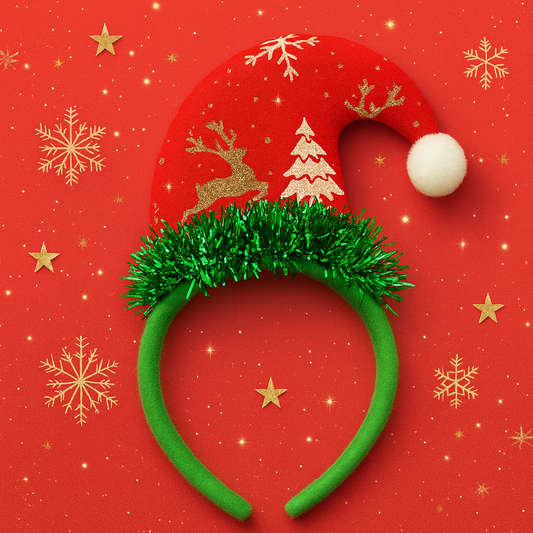 VINCHA SOMBRERO DE NAVIDAD JBL-F07