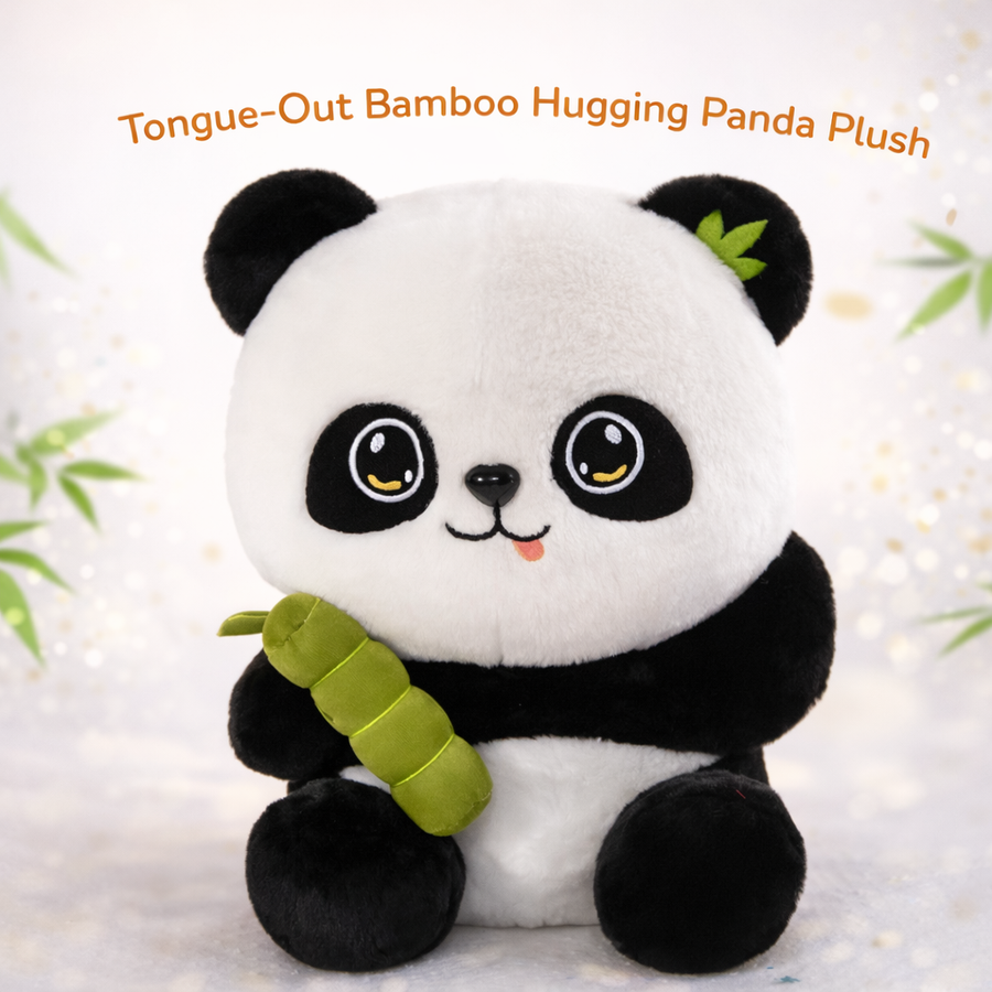 PELUCHE DE PANDA CON BAMBOO 30CM 1389-46