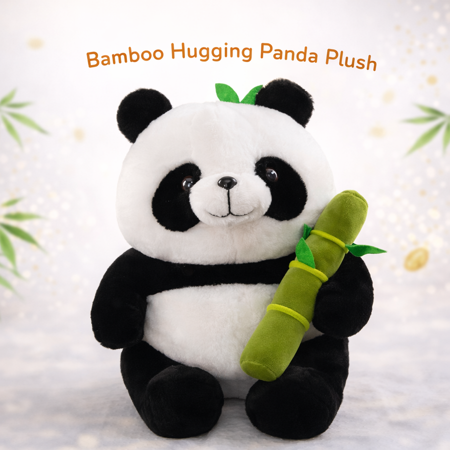 PELUCHE DE PANDA C/BAMBOO 30CM 1389-48