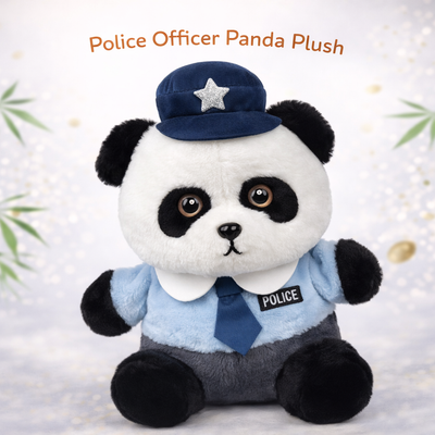 PELUCHE DE PANDA POLICIA 30CM 1389-52