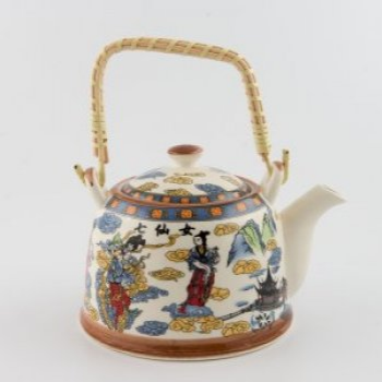 TETERA GRANDE CON FIGURAS CHINAS D3038