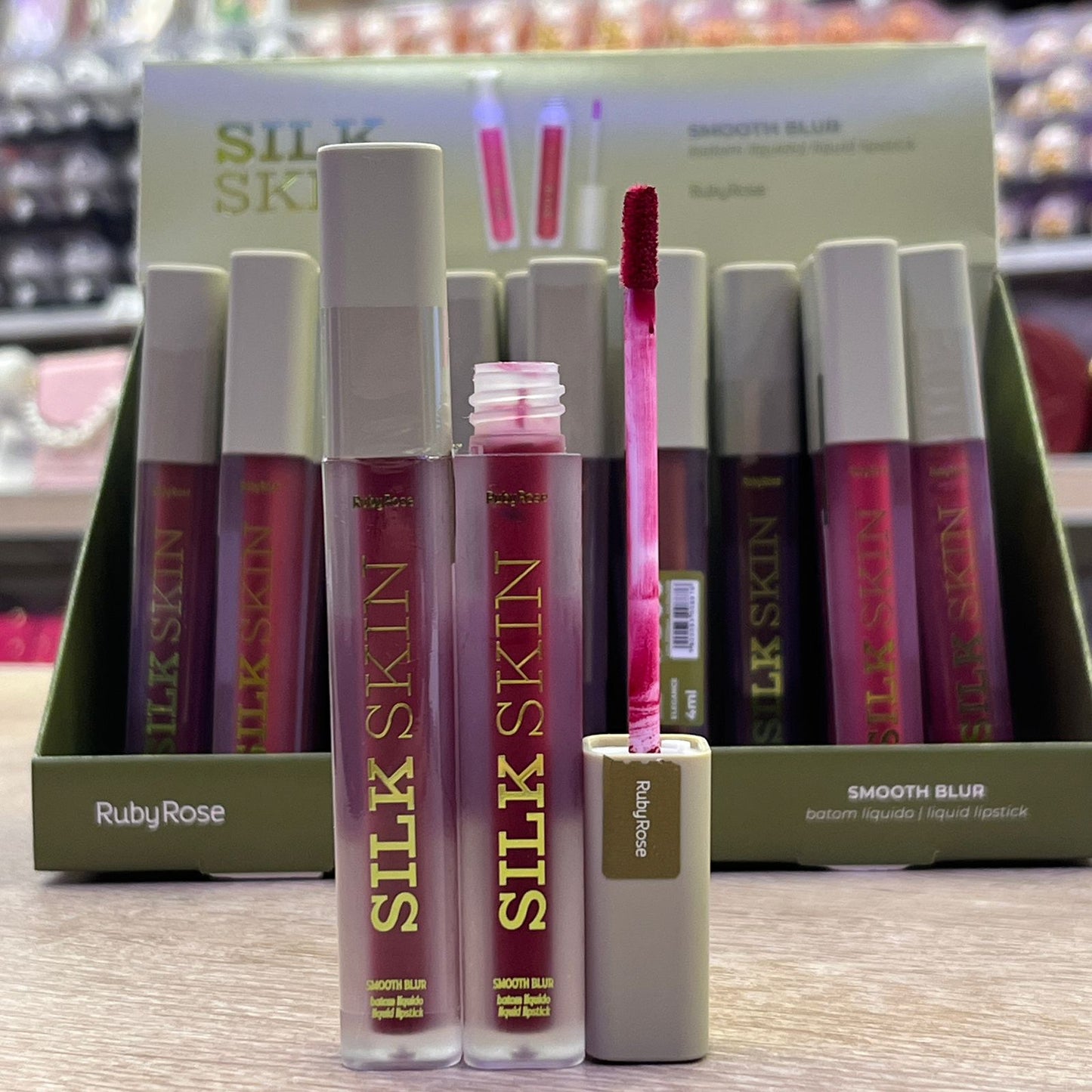LIQUID LIPSTICK SILK SKIN SOOTH BLUR RUBYROSE G2 HB-F7100