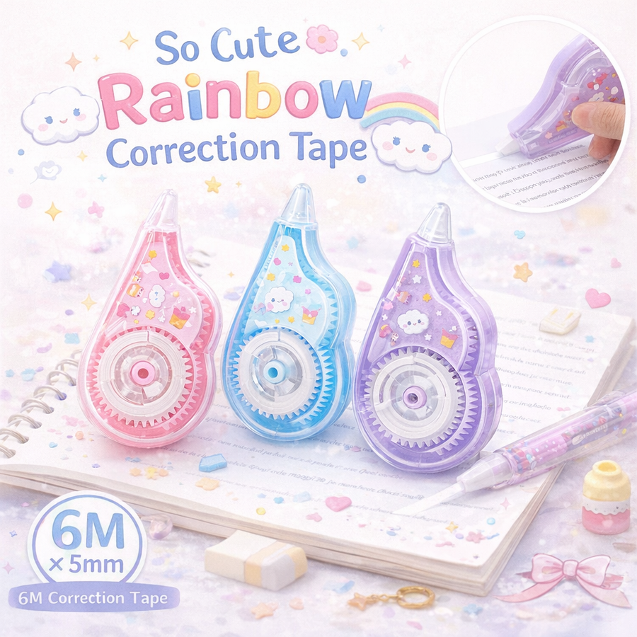 CINTA DE CORRECTOR RAINBOW WB-8626