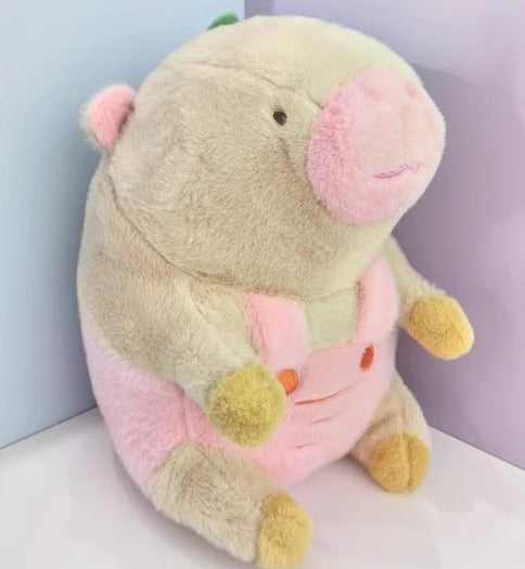 PELUCHE CAPYBARA FRUTILLA ROSA 30CM 1389-21