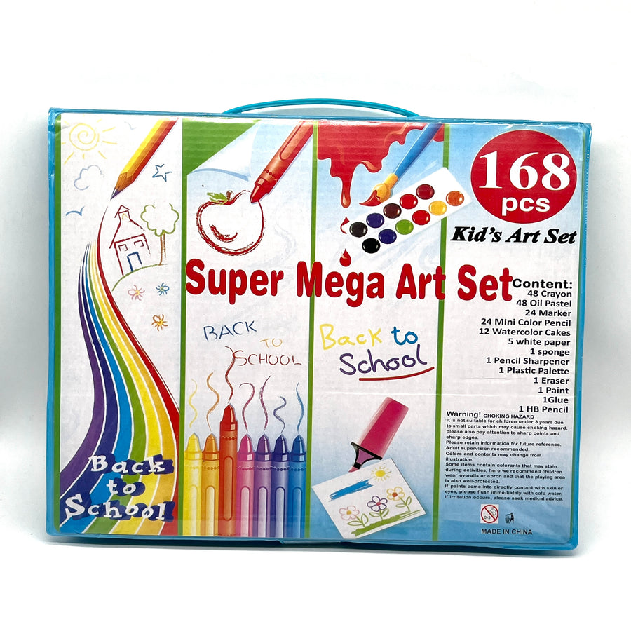 KIDS ART SET 168PC 25007