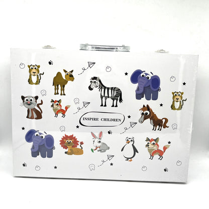 SET DE ARTE CAJA DE MADERA ANIMAL 25009