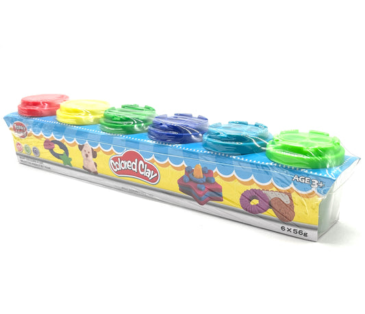 FUNNY LUCKY COLORED CLAY X6 24102