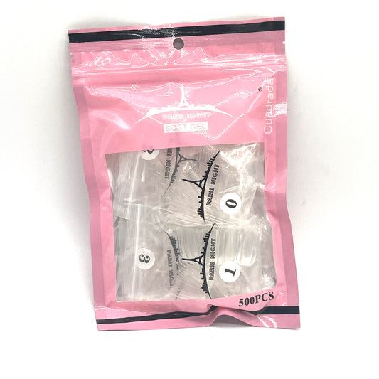 SOFT GEL TIPS CUADRADA PARIS NIGHT PN20751-1