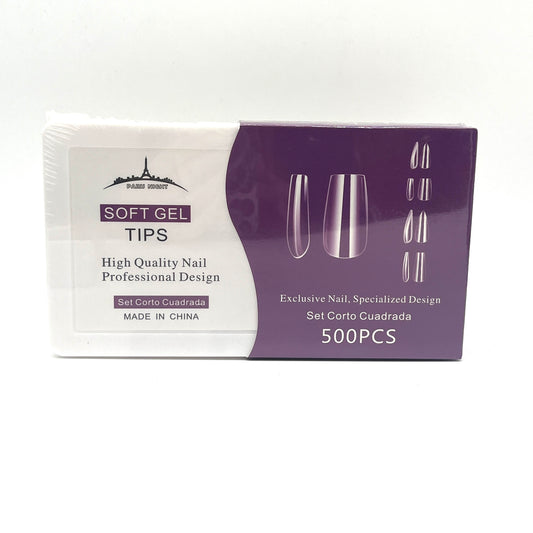 SOFT GEL CUADRADO VIOLETA PARISNIGHT PN20759-1