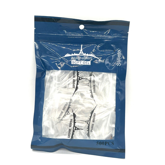 SOFT GEL TIPS STILLETO PARIS NIGHT PN20851-2