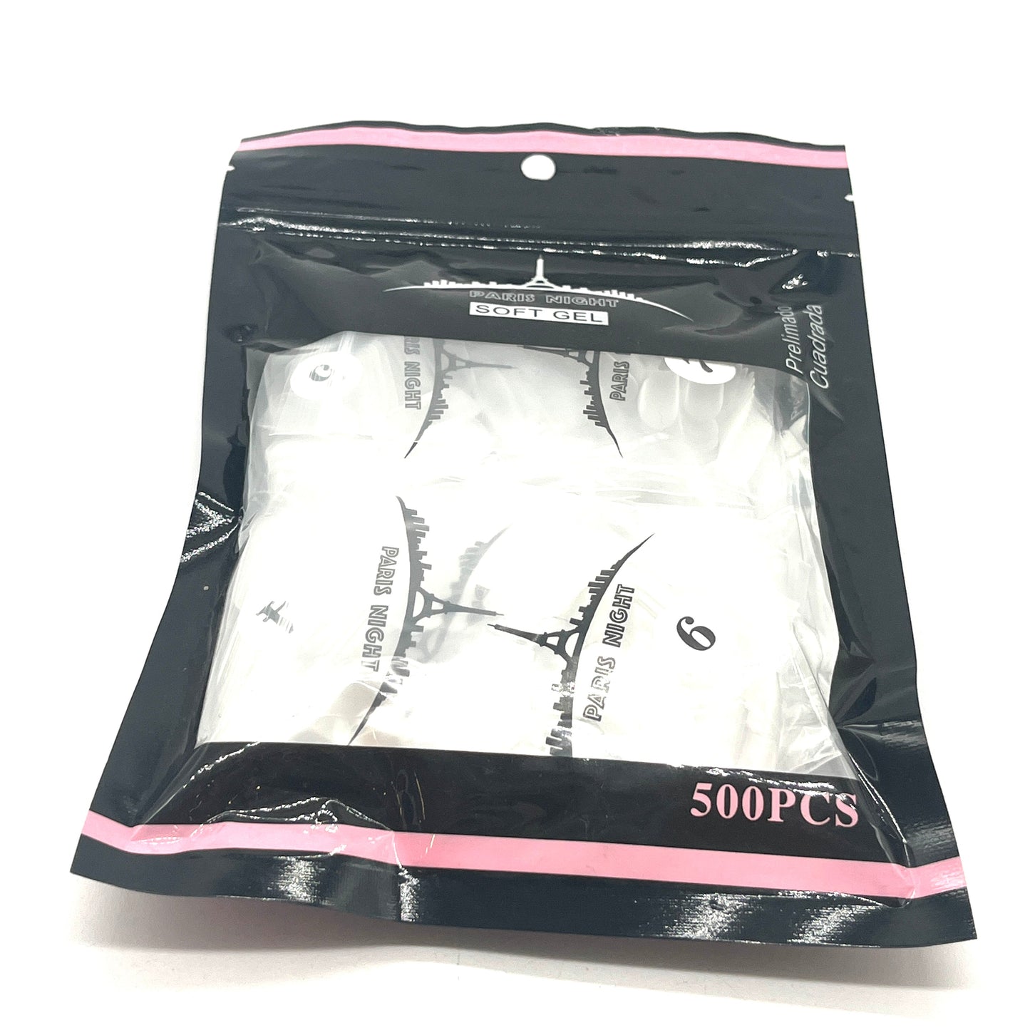 SOFT GEL TIPS CUADRADO PRELIMADO PARIS PN20951-1