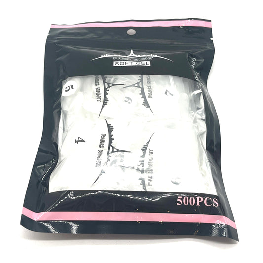 SOFT GEL TIPS COFFIN PRELIMADO PARIS PN20951-3