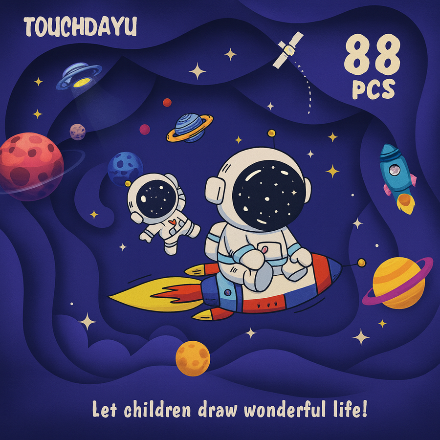 TOUCHDAYU SET DE PINTURA 88PCS 25506