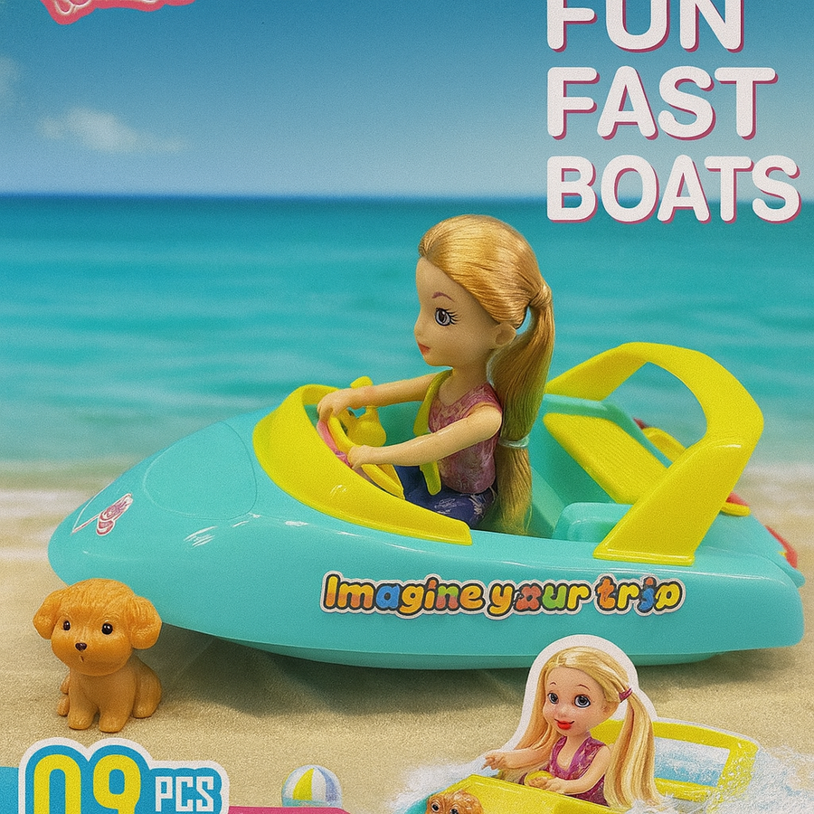 TRAVEL GIRL FUN FAST BOATS 25194