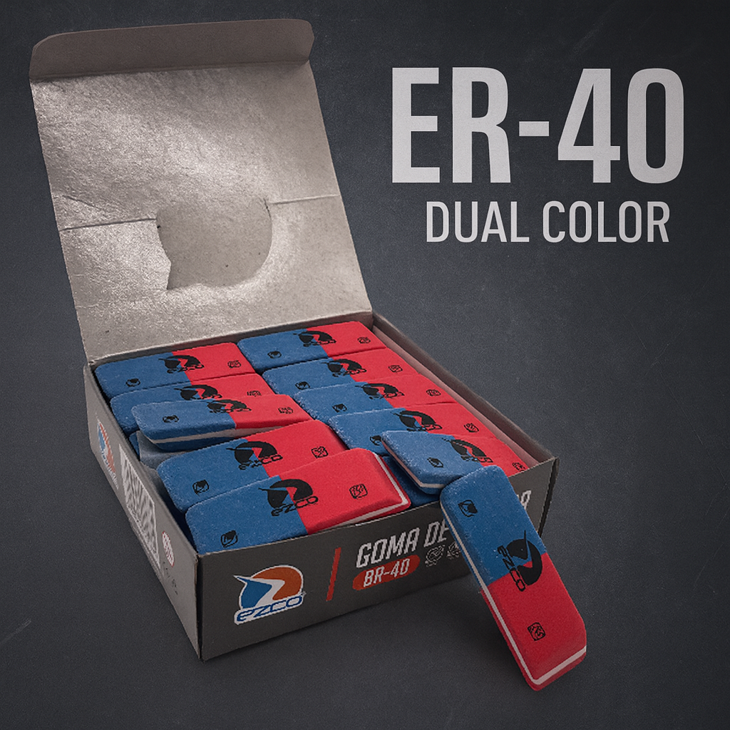 GOMA DE BORRAR X40 BR-40 EZCO 01881